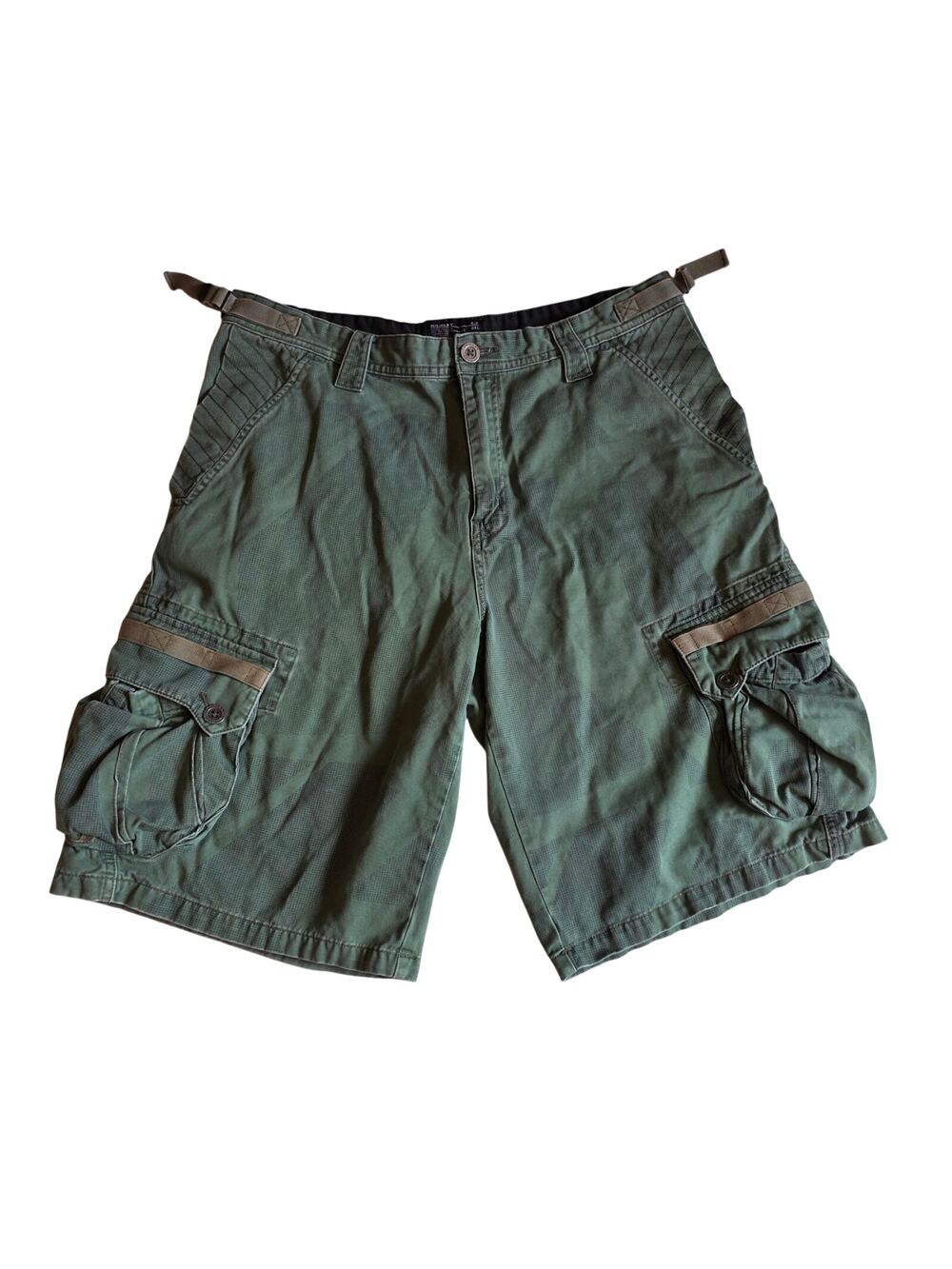 Vintage Y2K Oakley Tactical Field Gear Cargo Shorts Gorpcore Green 36